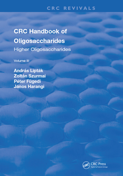 Cover image for book CRC Handbook of Oligosaccharides