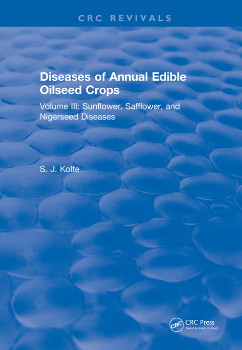 Cover image for book Diseases of Annual Edible Oilseed Crops