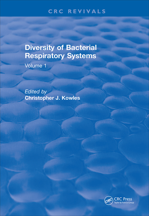 Cover image for book Diversity of Bacterial Respiratory Systems