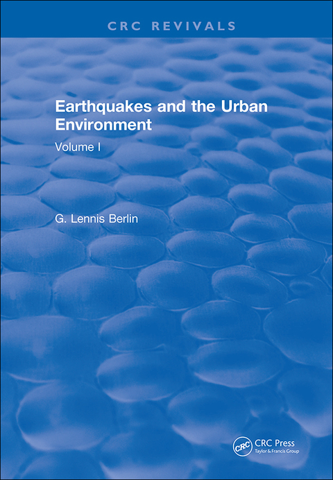 Cover image for book Earthquakes and the Urban Environment