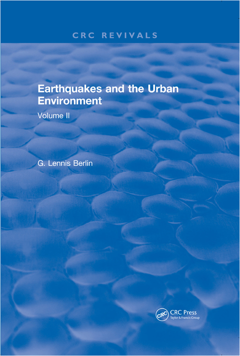 Cover image for book Earthquakes and the Urban Environment