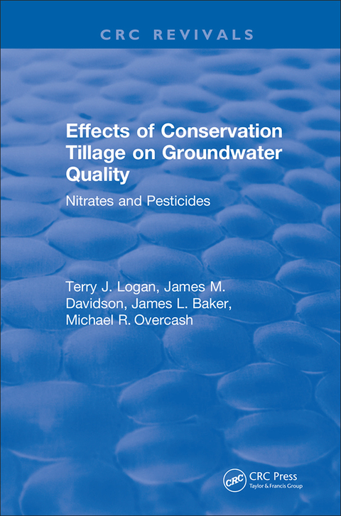 Cover image for book Effects Conservation Tillage On Ground Water Quality