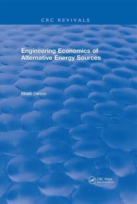 Cover image for book Engineering Economics of Alternative Energy Sources
