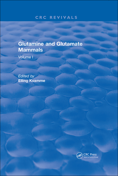 Cover image for book Glutamine and Glutamate Mammals