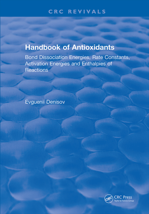 Cover image for book Handbook of Antioxidants