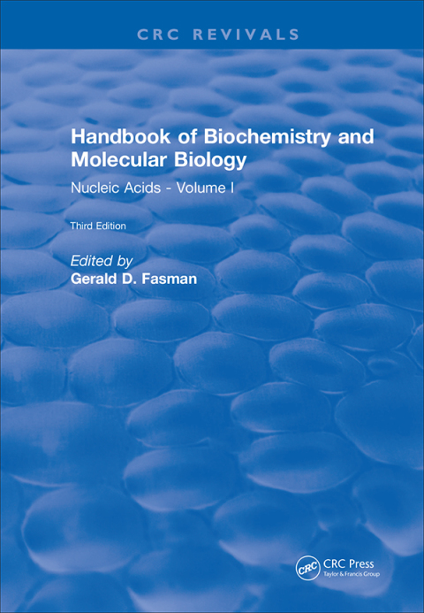 Cover image for book Handbook of Biochemistry