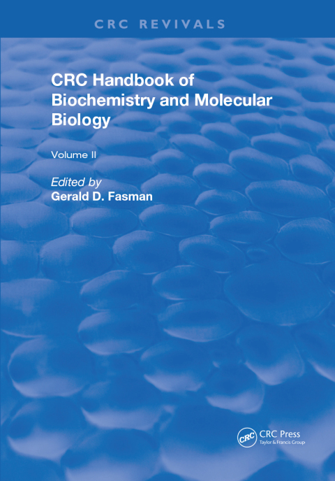 Cover image for book Handbook of Biochemistry