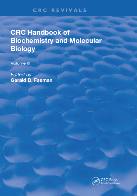 Cover image for book Handbook of Biochemistry