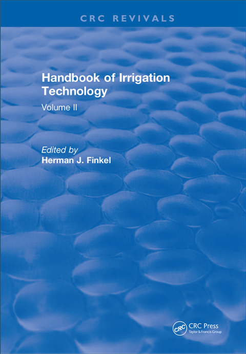 Cover image for book Handbook of Irrigation Technology