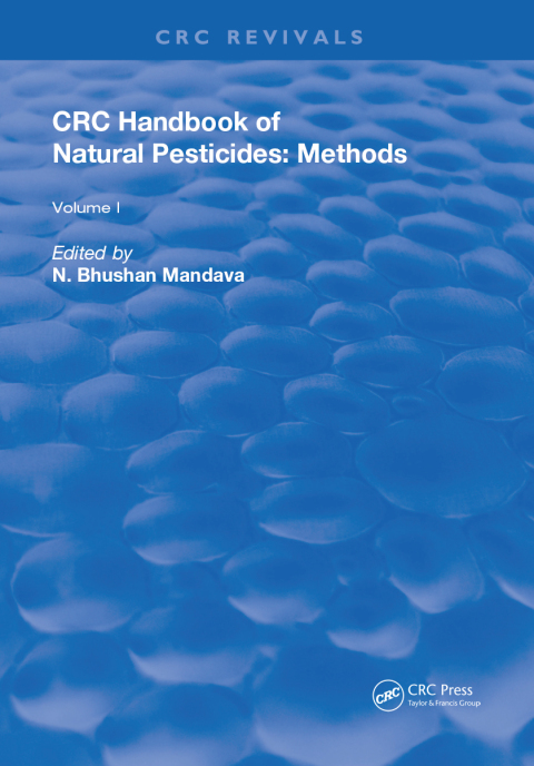 Cover image for book Handbook of Natural Pesticides: Methods