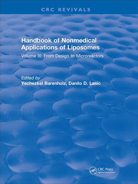 Cover image for book Handbook of Nonmedical Applications of Liposomes