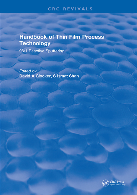 Cover image for book Handbook of Thin Film Process Technology