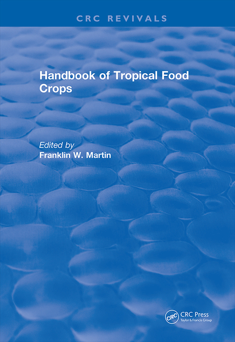 Cover image for book Handbook of Tropical Food Crops