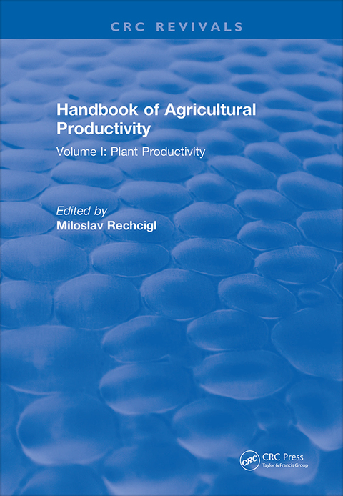 Cover image for book Handbook of Agricultural Productivity