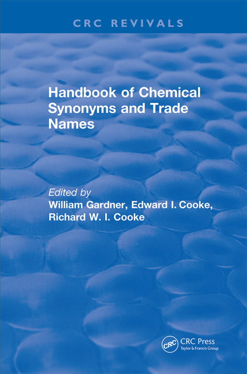 Cover image for book Handbook of Chemical Synonyms and Trade Names