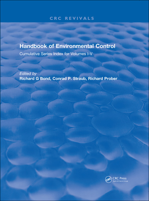 Cover image for book Handbook of Environmental Control