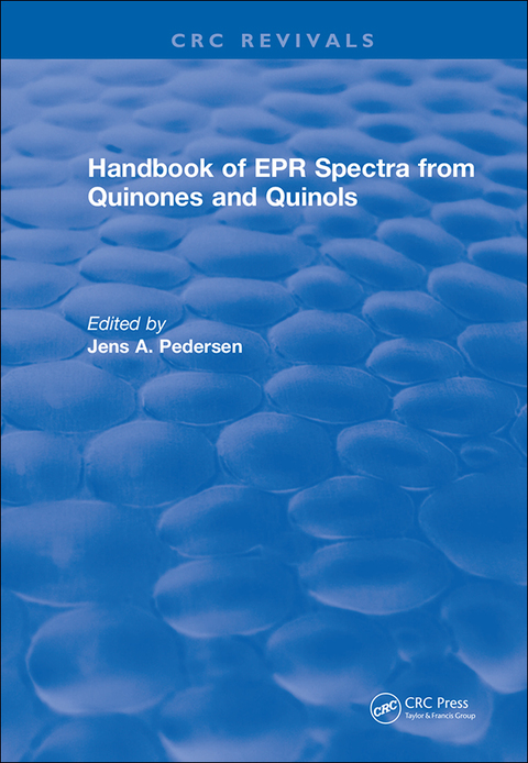 Cover image for book Handbook of EPR Spectra from Quinones and Quinols
