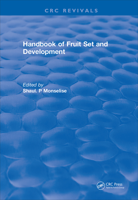 Cover image for book Handbook of Fruit Set and Development