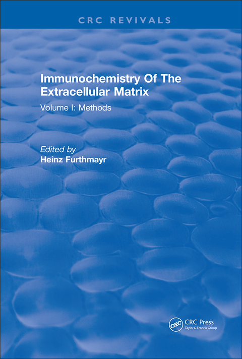Cover image for book Immunochemistry Of The Extracellular Matrix