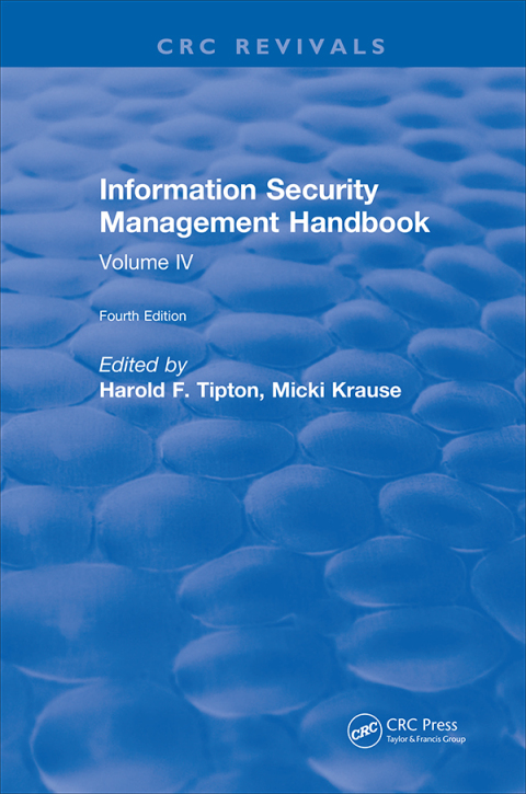 Cover image for book Information Security Management Handbook
