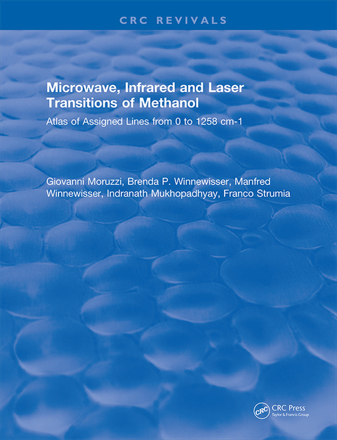 Cover image for book Microwave, Infrared, and Laser Transitions of Methanol Atlas of Assigned Lines from 0 to 1258 cm-1