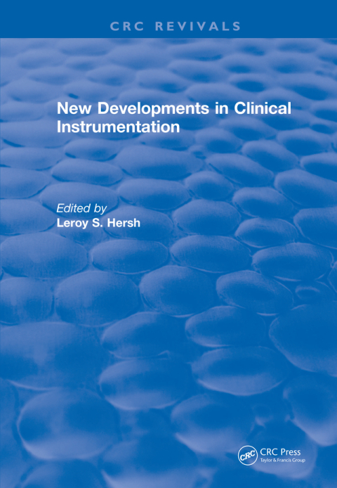 Cover image for book New Developments in Clinical Instrumentation