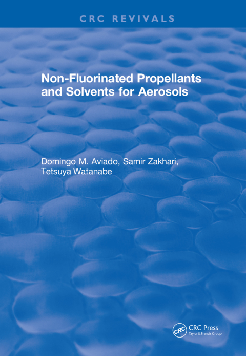 Cover image for book Non-Fluorinated Propellants and Solvents for Aerosols