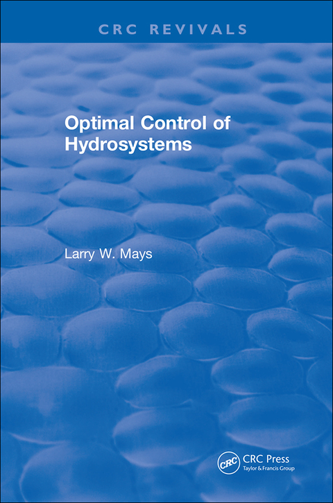 Cover image for book Optimal Control of Hydrosystems
