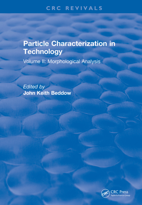 Cover image for book Particle Characterization in Technology