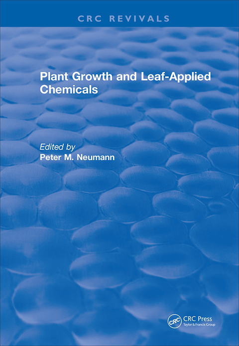 Cover image for book Plant Growth and Leaf-Applied Chemicals