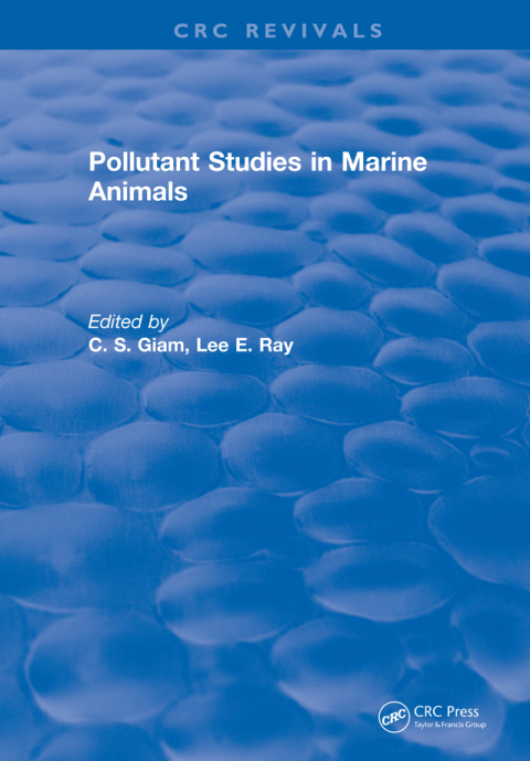 Cover image for book Pollutant Studies In Marine Animals