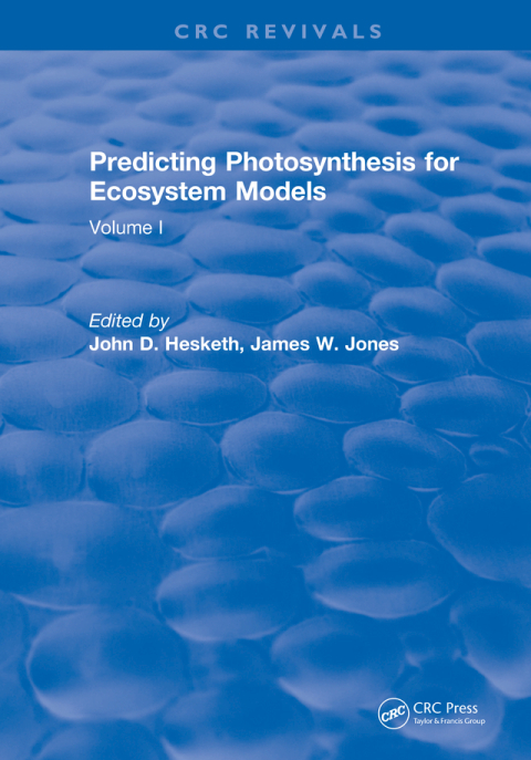 Cover image for book Predicting Photosynthesis For Ecosystem Models
