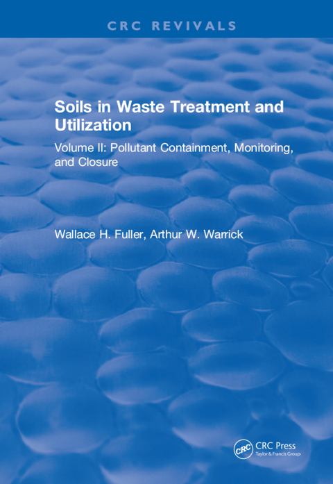 Cover image for book Soils in Waste Treatment and Utilization