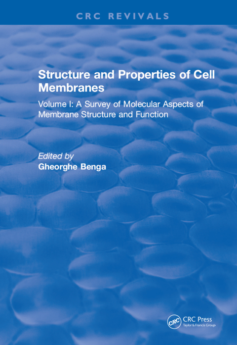 Cover image for book Structure and Properties of Cell Membrane Structure and Properties of Cell Membranes