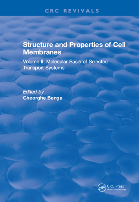 Cover image for book Structure and Properties of Cell Membrane Structure and Properties of Cell Membranes