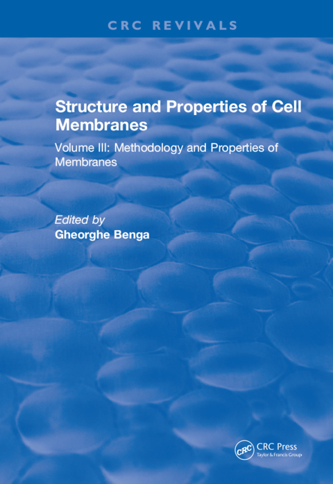 Cover image for book Structure and Properties of Cell Membrane Structure and Properties of Cell Membranes