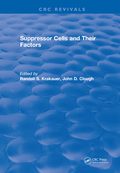 Cover image for book Suppressor Cells and Their Factors