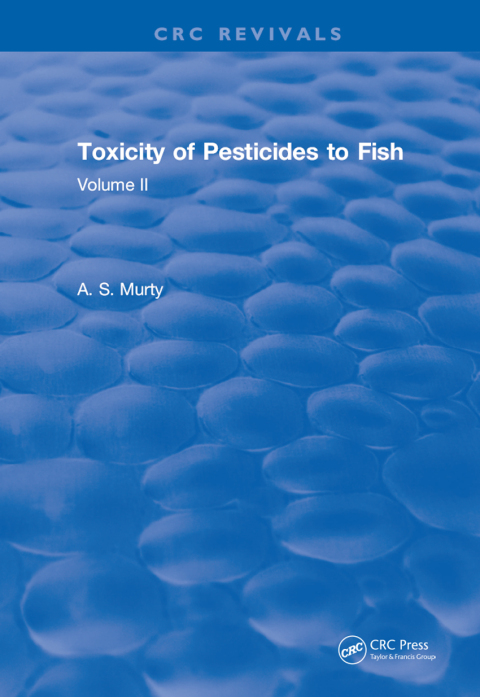Cover image for book Toxicity Of Pesticides To Fish