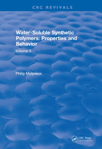 Cover image: Water-Soluble Synthetic Polymers 1st edition 9781315898520