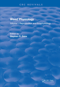 Cover image: Weed Physiology 1st edition 9781315898643