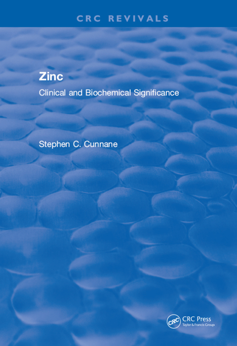Cover image for book Zinc Clinical and Biochemical Significance