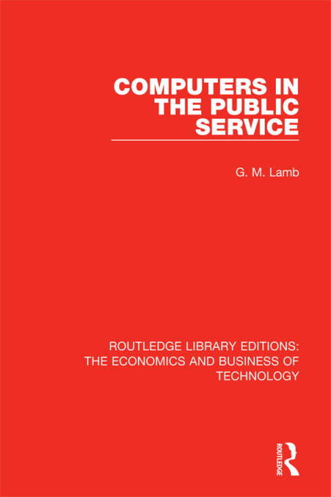 Cover image for book Computers in the Public Service
