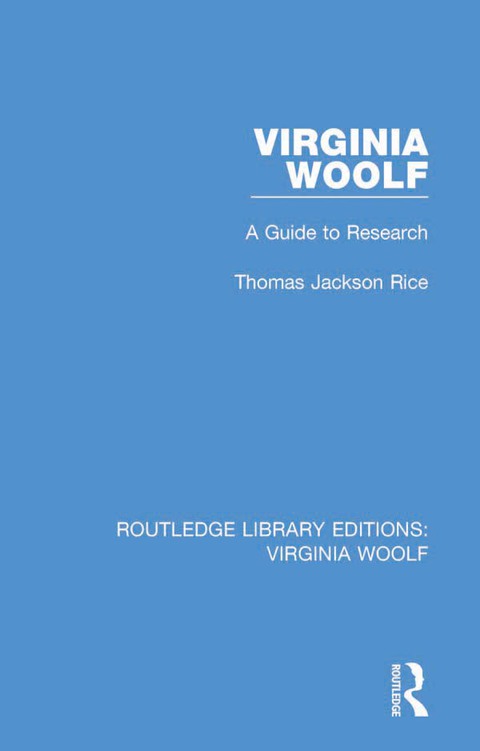 Cover image for book Virginia Woolf