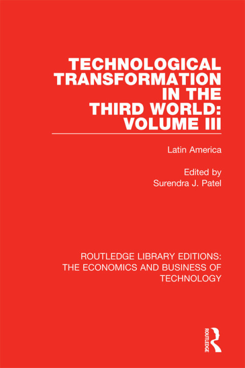 Cover image for book Technological Transformation in the Third World: Volume 3