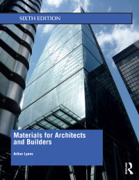 صورة الغلاف: Materials for Architects and Builders 6th edition 9780815363385