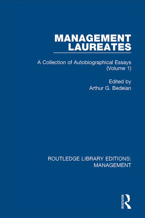 Cover image for book Management Laureates