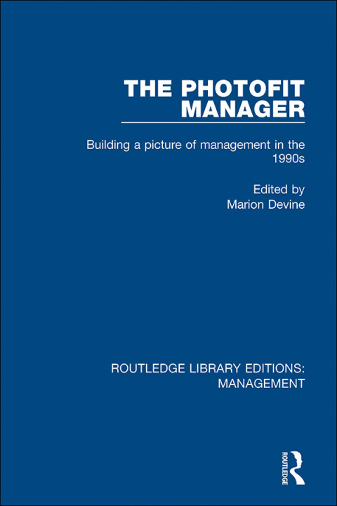 Cover image for book The Photofit Manager