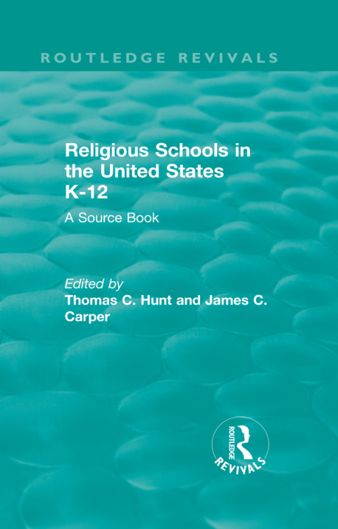 Cover image for book Religious Schools in the United States K-12 (1993)