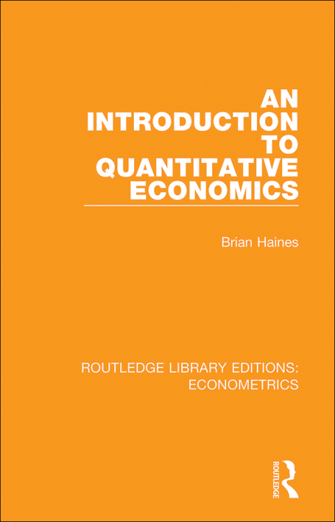 Cover image for book An Introduction to Quantitative Economics