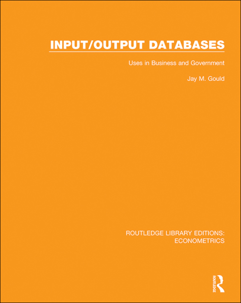 Cover image for book Input/Output Databases